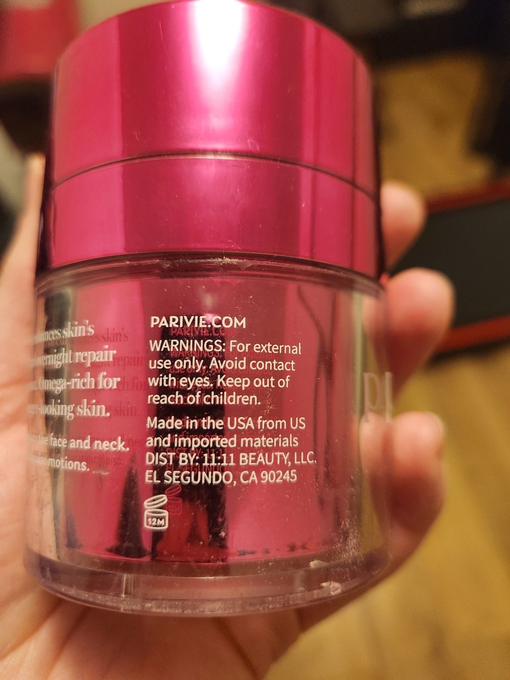 NEW Parivie That's Restored Overnight Repair Creme Full Size 1.7oz 50mL - Picture 7 of 10